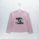 “Petal-Edge” Pink Rhinestone Top - Giggles n Gurgles