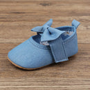 Adorable Bowknot Non-Slip Soft Sole Baby Shoes for Walking, Sizes 0-18 Months - Giggles n Gurgles