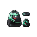 GLOSSY BIRD BACK PACK WITH LUNCH BAG & PENCIL CASE (GB3945TB) - Giggles n Gurgles