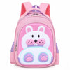 3D school bag, Rabbit model, ZY-556, pink, 32 x 24 x 12.5 cm - Giggles n Gurgles