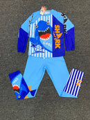 SWIMMING TRUNK SHIRT AND TROUSER(COOL SHARK)/6-14YEARS