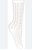 JUMPING HORSE BY JIMTEX OF LONDON STRETCH WHITE SOCKS 12-13YRS