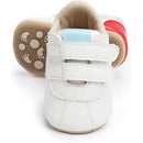 Baby Boys Girls Oxford Shoes Hard Bottom Lace Up Sneaker PU Leather